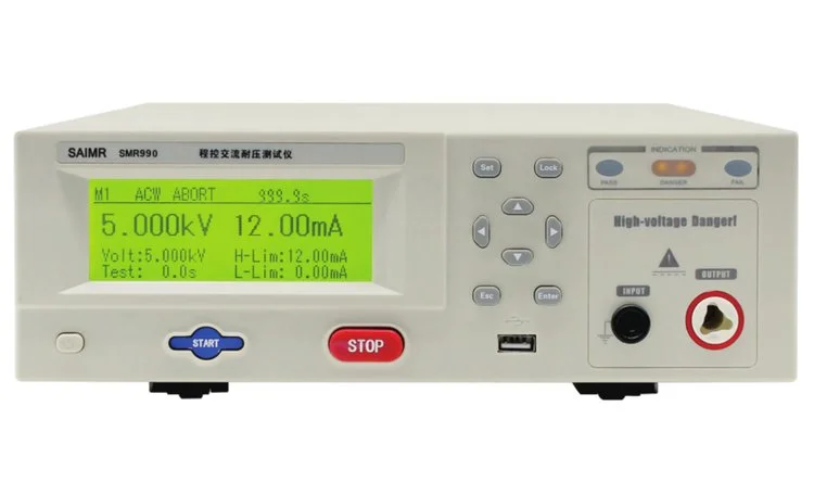 高精密安規(guī)、程控耐壓絕緣測試儀 SMR990A/B